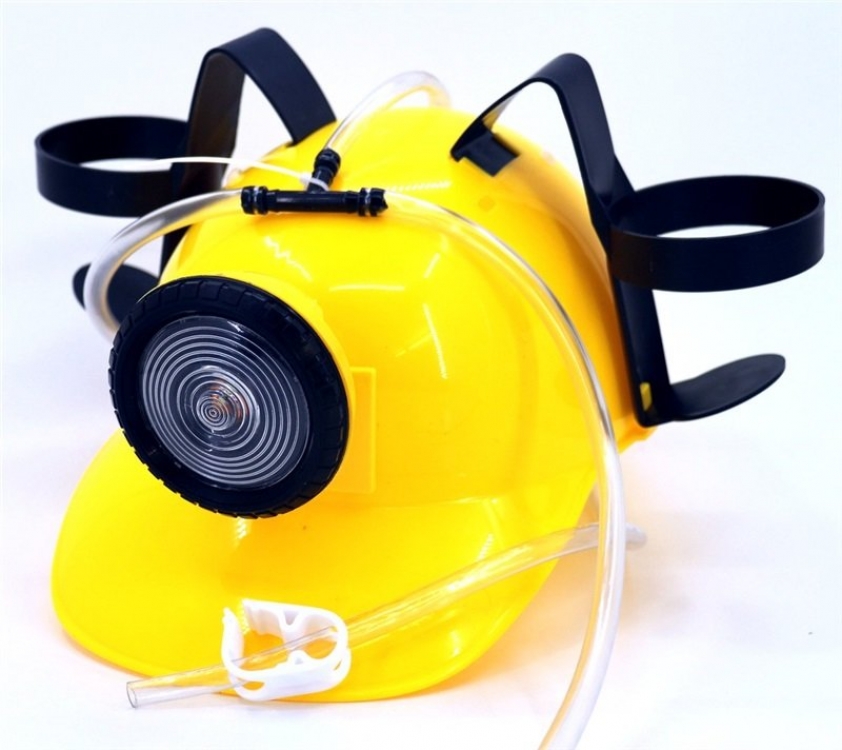 

Шлем МЧСника с фонарем для пива CDRep (FO-111315), Желтый