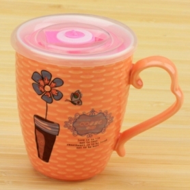 Чашка заварочная Цветок с таймером CDRep (FO-113043), 0,35 л