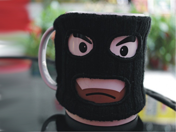 

Чашка Бандит Mugga Mug CDRep (FO-113158), 0,3 л, Черный