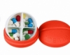 Контейнер для таблеток на 4 отделения CDRep (FO-113159), красный