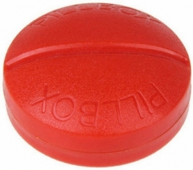 Контейнер для таблеток на 4 відділення CDRep (FO-113159), червоний - Фото №2