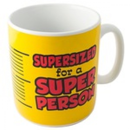 

Кружка CDRep Гигант Super Person (FO-116562), 1 л, Желтый
