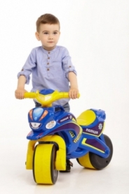 Беговел CDRep Active Baby Police (FO-117913), синьо-жовтий - Фото №5