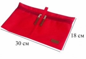Набір дорожніх сумок CDRep (FO-122105) - червоний, 5шт - Фото №8