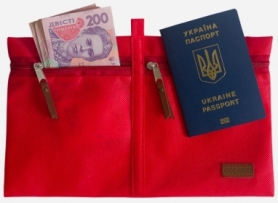 Набір дорожніх сумок CDRep (FO-122105) - червоний, 5шт - Фото №9