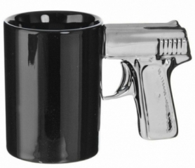 Чашка Пистолет с серебряной ручкой CDRep (FO-123656), 0,3 л - Фото №2