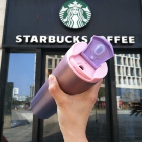 Термокружка хамелеон матова Starbucks тамблер CDRep (FO-123710), 0,47 л - Фото №6