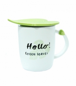 Чашка керамічна Листочок Helo! Green Leaves CDRep (FO-123924), 0,28 л