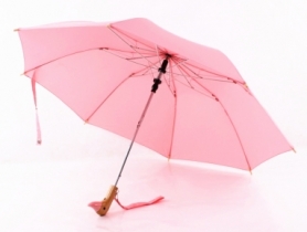 Зонт с деревянной ручкой CDRep голова утки (FO-124014), розовый