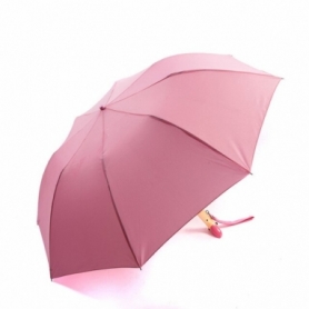 Зонт с деревянной ручкой CDRep голова утки (FO-124014), розовый - Фото №3