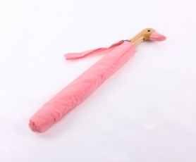 Зонт с деревянной ручкой CDRep голова утки (FO-124014), розовый - Фото №5