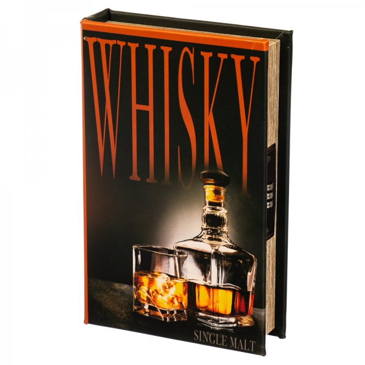 

Книги сейф с кодовым замком CDRep Whisky (FO-124138), 26 см, Черный