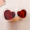 Чашка для кофе с двойным дном Сердце CDRep (FO-124367), 0,15 л