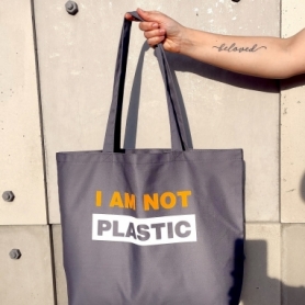 Эко сумка CDRep I am not plastic (FO-124635)