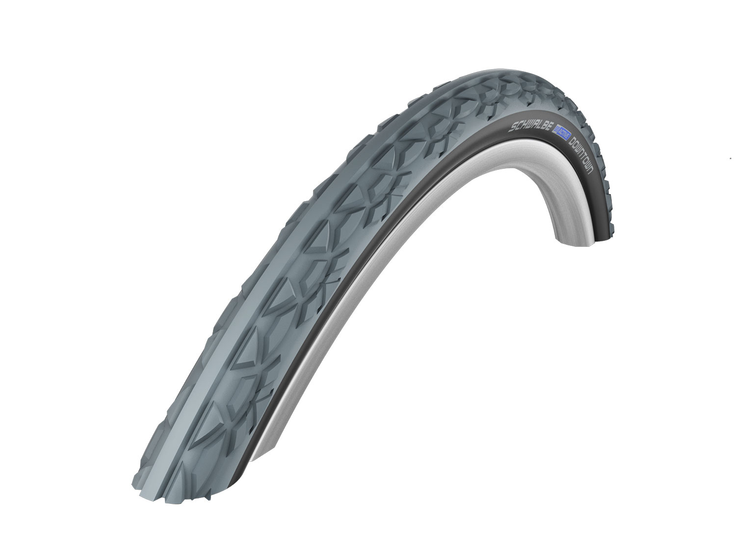 

Покрышка велосипедная 24x1 3/8 (37-540) Schwalbe DOWNTOWN K-Guard TwinSkin GR/B HS342 2Grip GRC, 50EPI