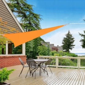 Тент-вітрило тіньової для будинку, саду і туризму Springos SN1019 Orange, 3x3x3 м - Фото №8