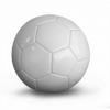 Мяч футбольный сувенирный Yakimasport White (100303), №5