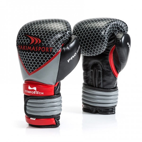 

Перчатки боксерские Yakimasport Pro Spider,  (100339, Черный;серый