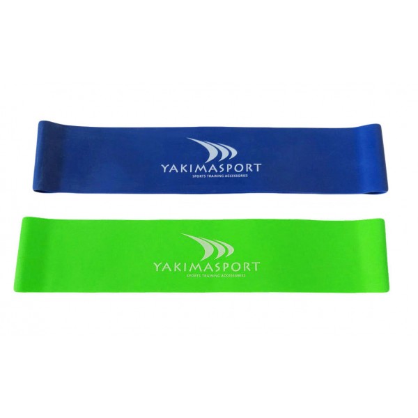 

Эспандер для ног Yakimasport Mini Bands набор (100249-100250), 2 шт, Зеленый;синий