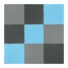 Мат-пазл (ластівчин хвіст) 4Fizjo Mat Puzzle EVA 4FJ0156 Black / Grey / Light Blue, 180x180x1 cм - Фото №3
