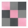 Мат-пазл (ласточкин хвост) 4Fizjo Mat Puzzle EVA 4FJ0157 Black/Grey/Pink, 180x180x1 cм - Фото №4
