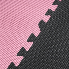 Мат-пазл (ластівчин хвіст) 4Fizjo Mat Puzzle EVA 4FJ0157 Black / Grey / Pink, 180x180x1 cм - Фото №5