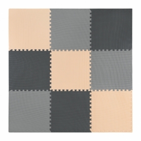 Мат-пазл (ласточкин хвост) 4Fizjo Mat Puzzle EVA 4FJ0158 Black/Grey/Biege, 180x180x1 cм - Фото №4