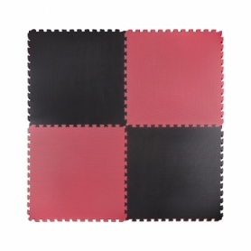 Татами ласточкин хвост 4Fizjo Mat Puzzle EVA 4FJ0168 Black/Red, 100x100x2 cм - Фото №3