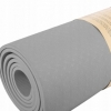 Коврик для йоги и фитнеса Springos TPE YG0017 Grey, 183х61х0.6 см - Фото №7