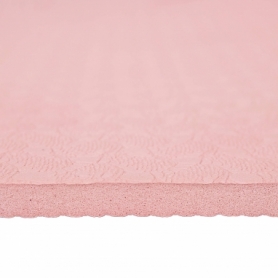 Килимок для йоги та фітнесу Springos TPE YG0018 Pink, 183х61х0.6 см - Фото №4