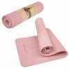 Килимок для йоги та фітнесу Springos TPE YG0018 Pink, 183х61х0.6 см - Фото №9