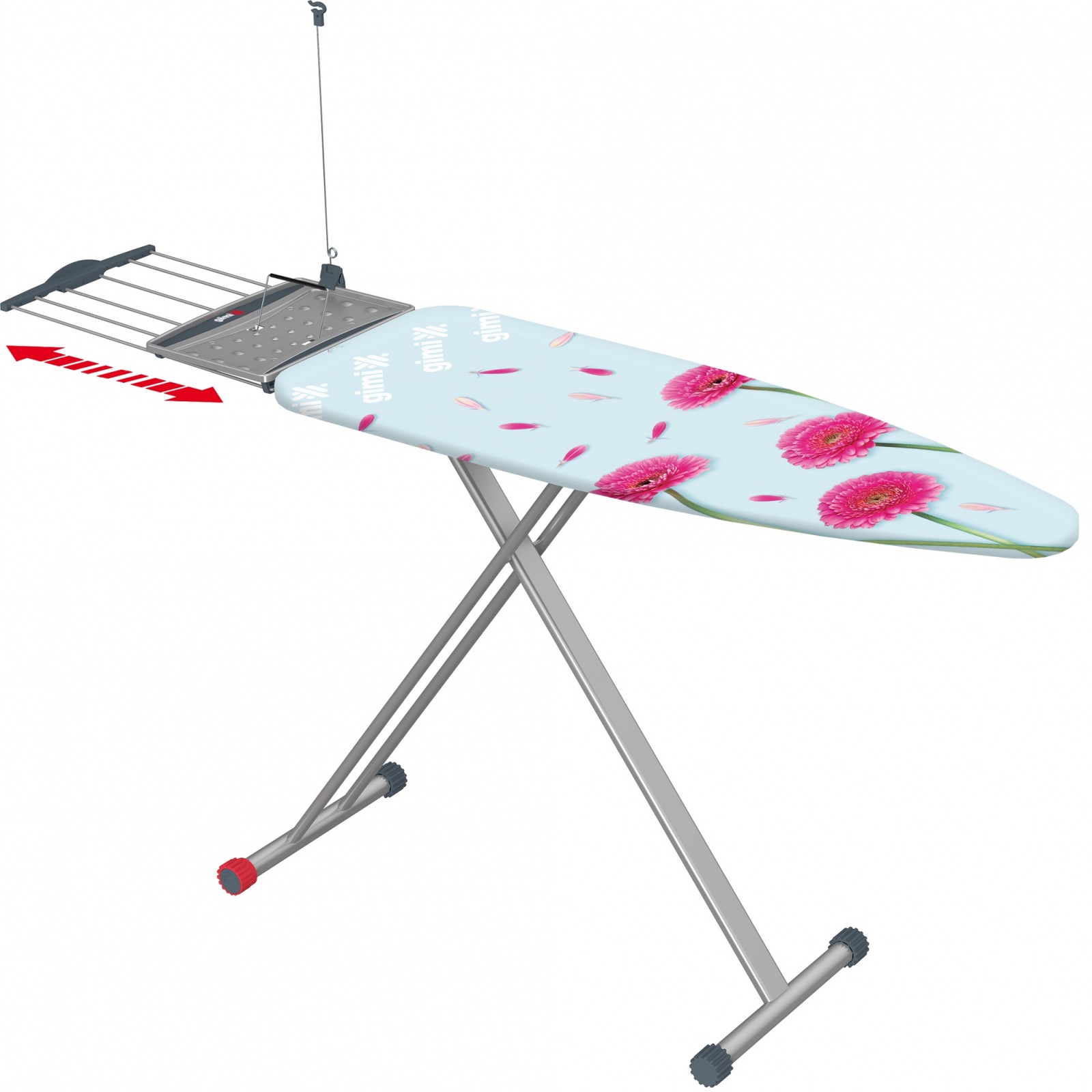 

Доска гладильная Gimi Prisma 126x45 см Gerbera, Разноцветный