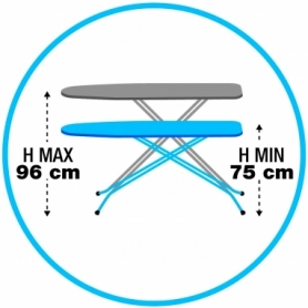 Доска гладильная Gimi Prestige 120x38 см Lavanda - Фото №6
