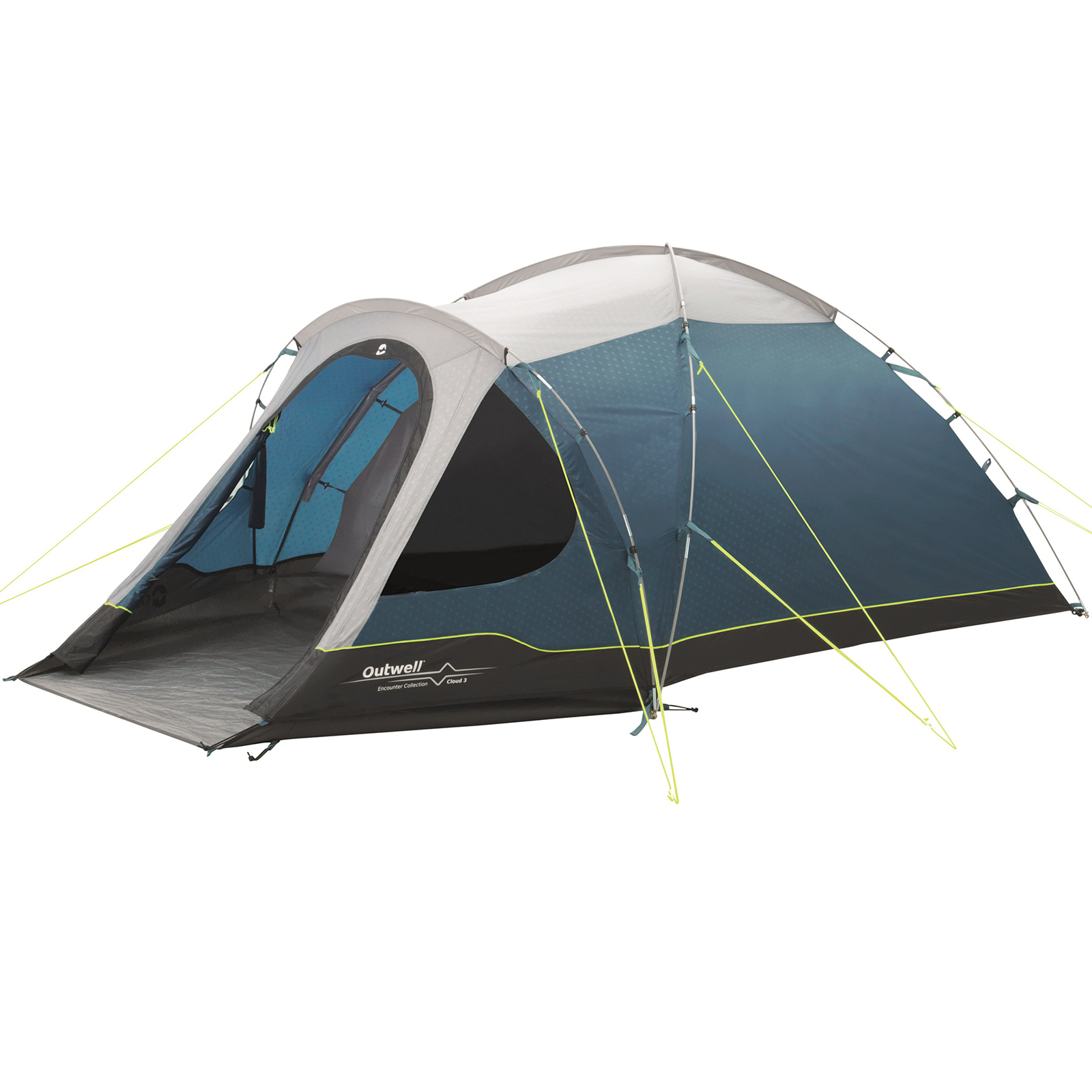 

Палатка трехместная Outwell Cloud 3 Blue (SN928491), Сине-зеленый с серым
