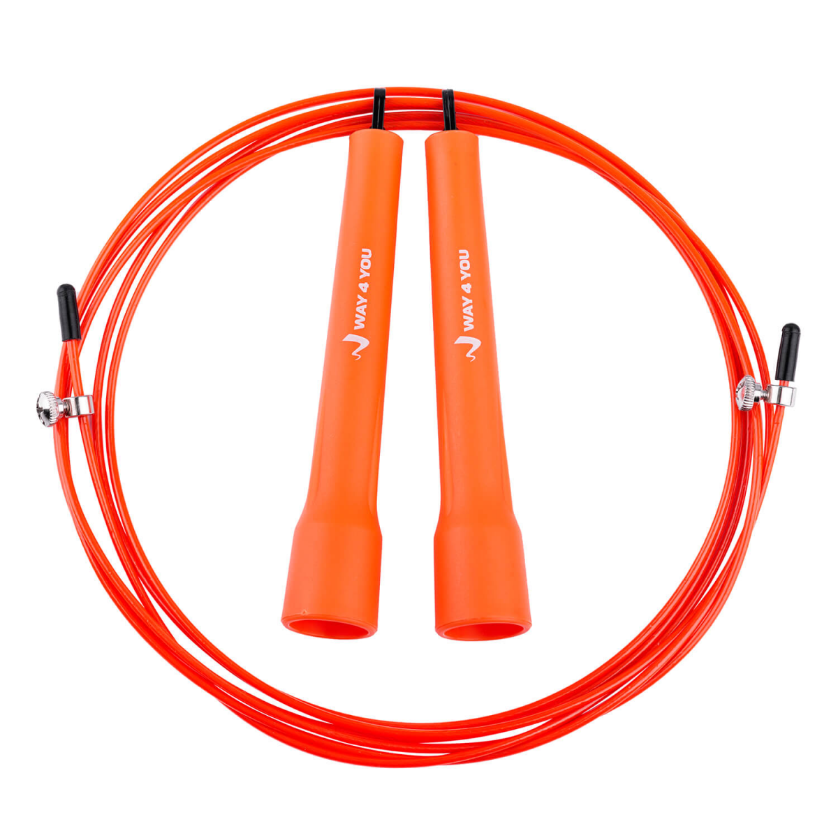 

Скакалка скоростная Way4you Ultra Speed Cable Rope 2, оранжевая, Оранжевый