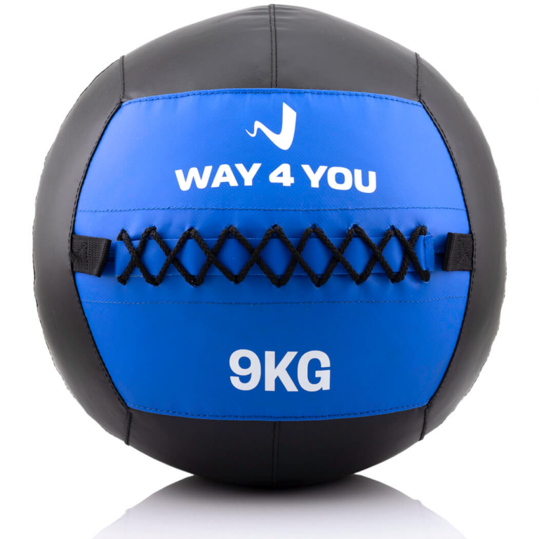 

Медбол Way4you w40147, 9 кг, Черный/синий