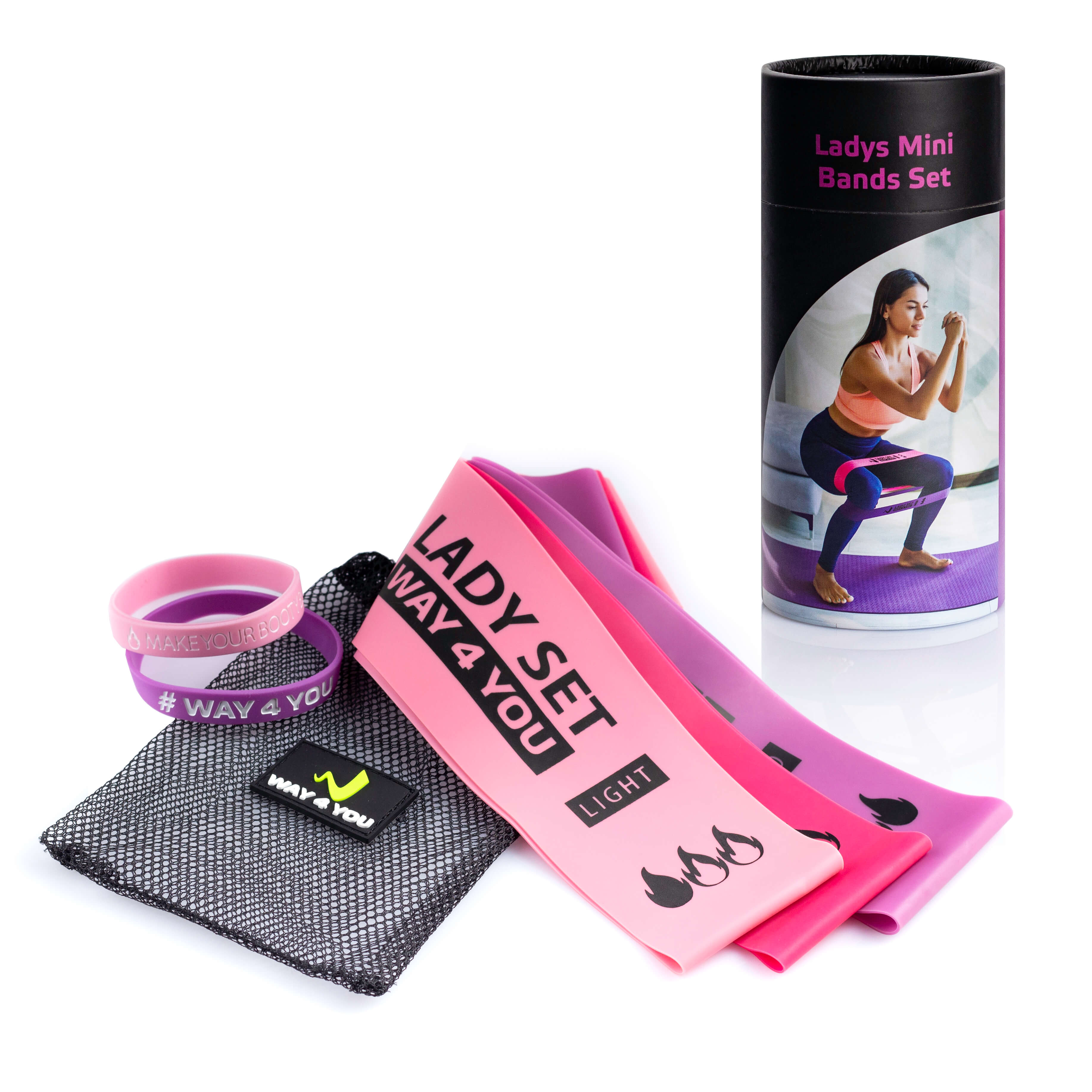 

Резинки для фитнеса и спорта Way4you Lady`s Set Pro Set of 3