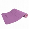 Коврик для йоги и фитнеса Springos TPE YG0015 Purple/Pink, 183х61х0.6 см - Фото №5