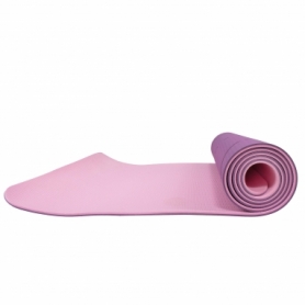 Коврик для йоги и фитнеса Springos TPE YG0015 Purple/Pink, 183х61х0.6 см - Фото №6