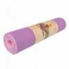 Коврик для йоги и фитнеса Springos TPE YG0015 Purple/Pink, 183х61х0.6 см - Фото №9