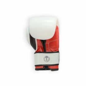 Перчатки боксерские Thor Ring Star (536/01(PU)WHITE/RED/BLK) - бело-красно-черные - Фото №3