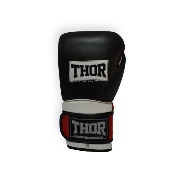 

Перчатки боксерские Thor Pro King (8041/02(PU) B/R/Wh) - черно-красно-белые, 10oz, Черный