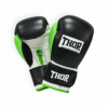 Перчатки боксерские Thor Typhoon (8027/01(PU) B/GR/W) - черно-зелено-белые