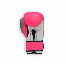 Перчатки боксерские Thor Typhoon (8027/02(PU) Pink/Grey/W) - розово-бело-серые - Фото №2
