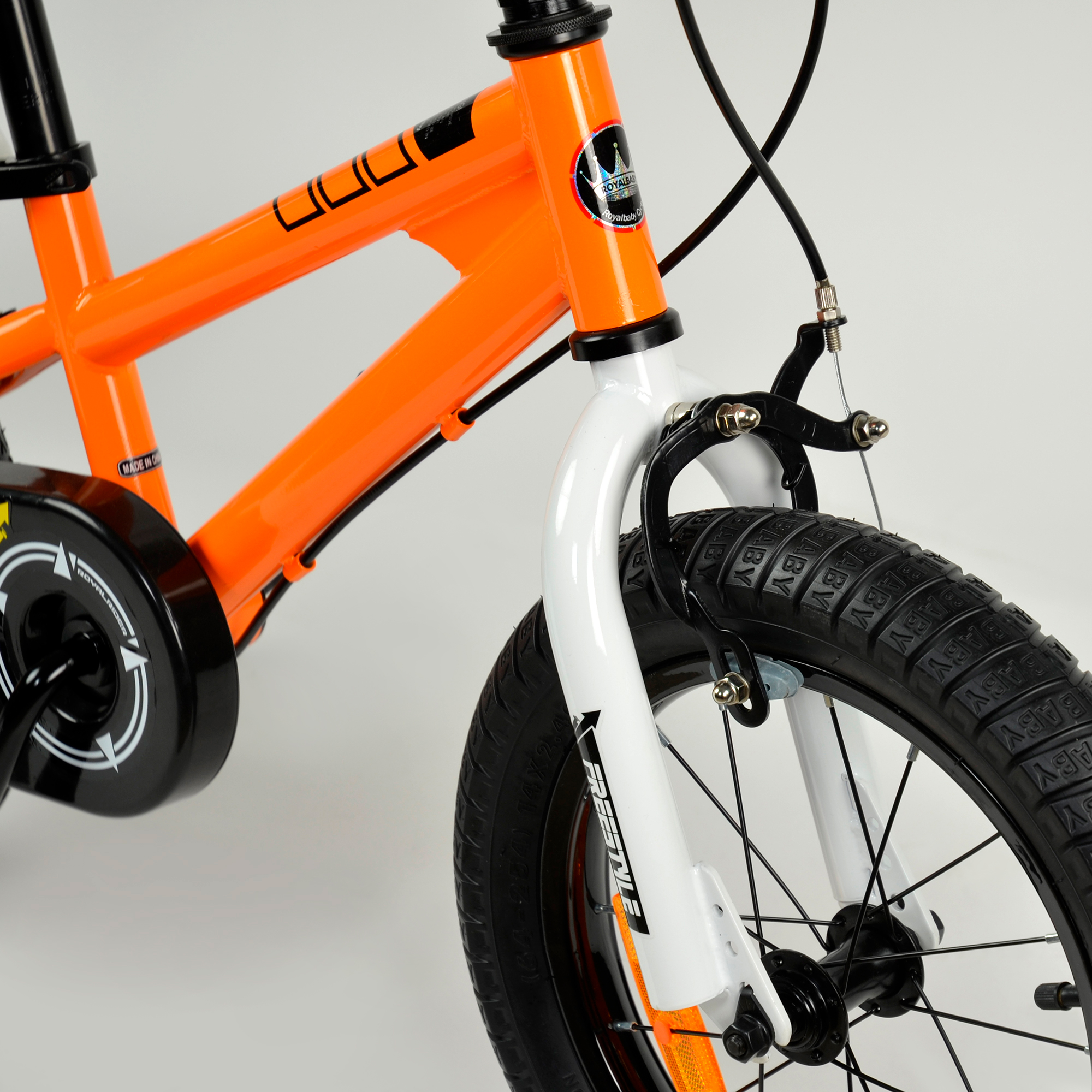Велосипед детский RoyalBaby Freestyle RB18B-6-ORG - оранжевый, 18 ...