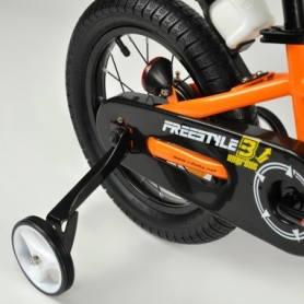 Велосипед детский RoyalBaby Freestyle RB18B-6-ORG - оранжевый, 18" - Фото №5
