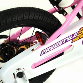 Велосипед детский RoyalBaby Freestyle RB18B-6-PNK - розовый, 18" - Фото №7