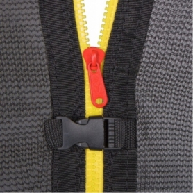 Сетка защитная для батута (внутренняя) Springos 12FT (8 стоек) Black, 366-369 см - Фото №3