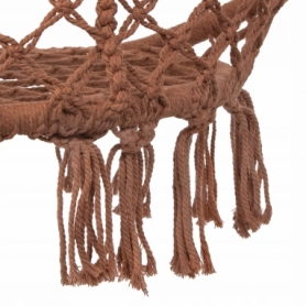 Кресло-качели (плетеное) Springos SPR0023, коричневое - Фото №2
