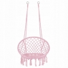 Кресло-качели (плетеное) Springos SPR0021, розовое - Фото №3